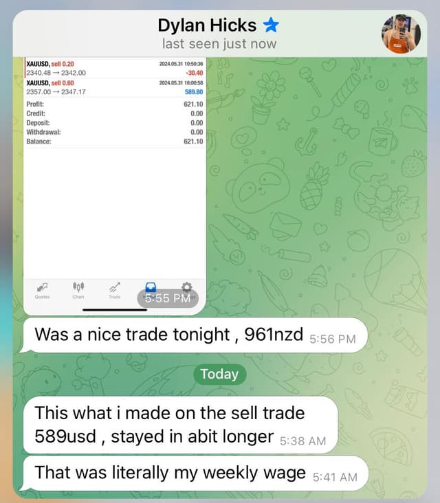 Trading result 5